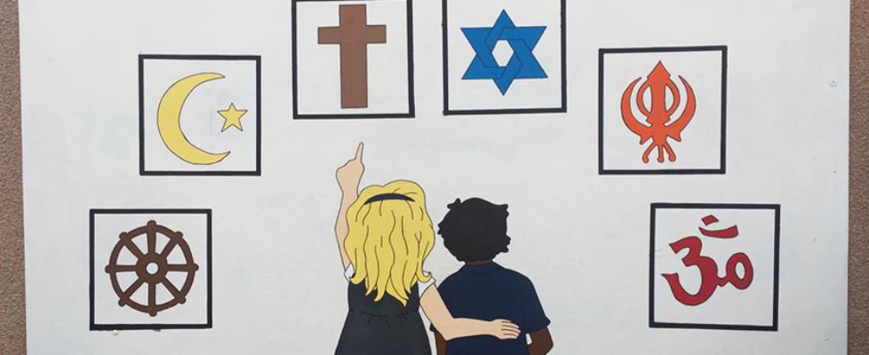 'Celebrating All Faiths' wall mural commission